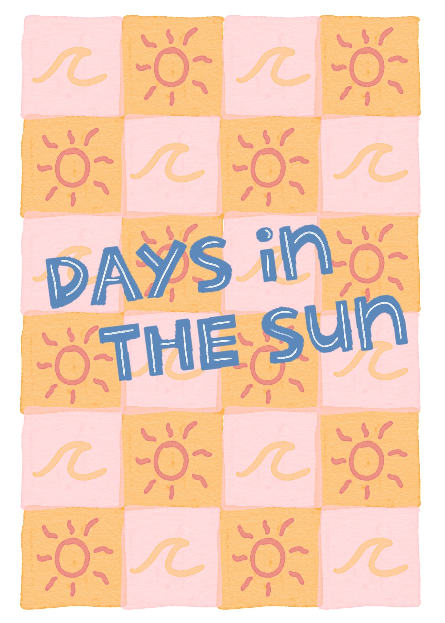 Days in the Sun Mini Art Print