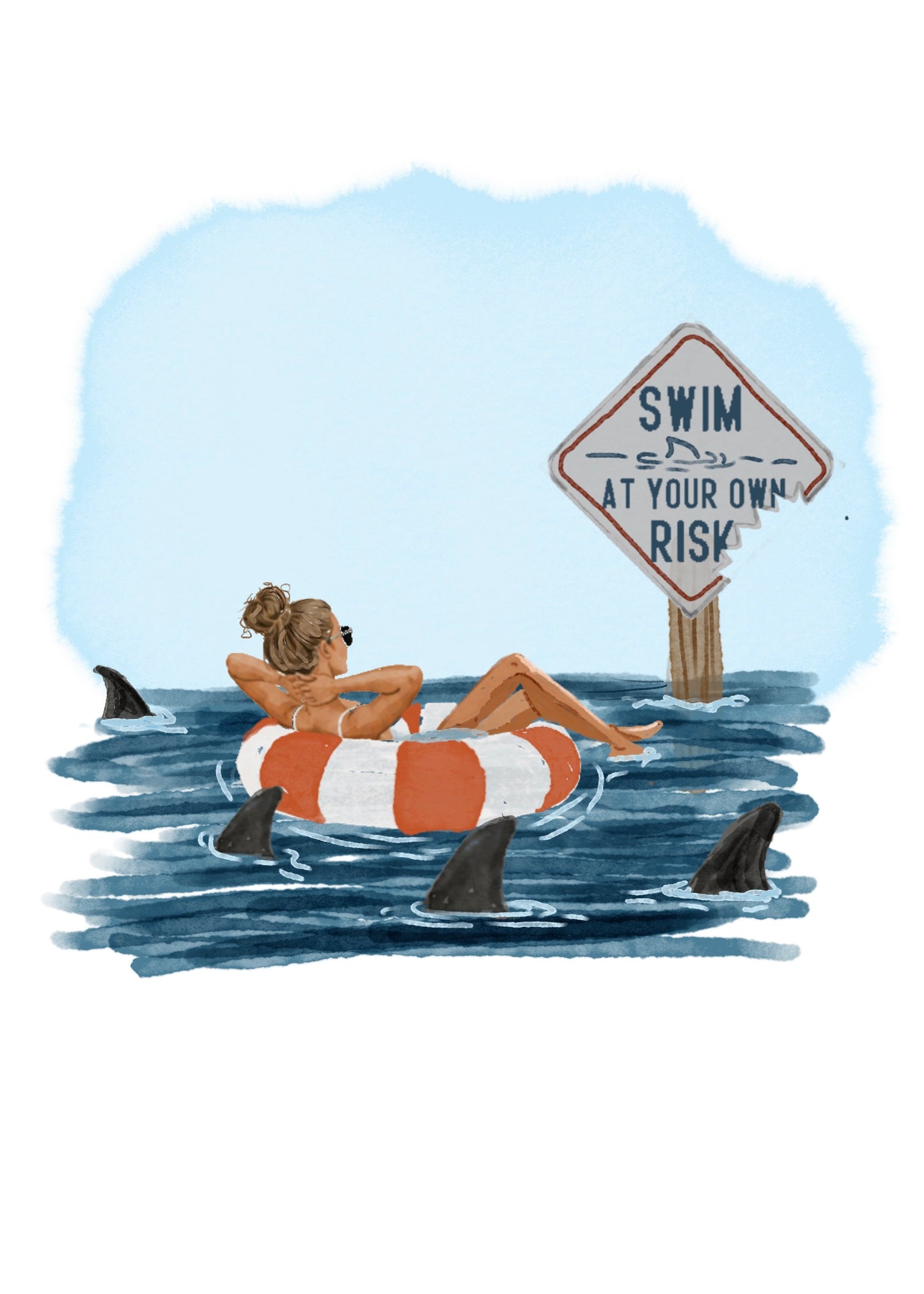 At Own Risk Mini Art Print