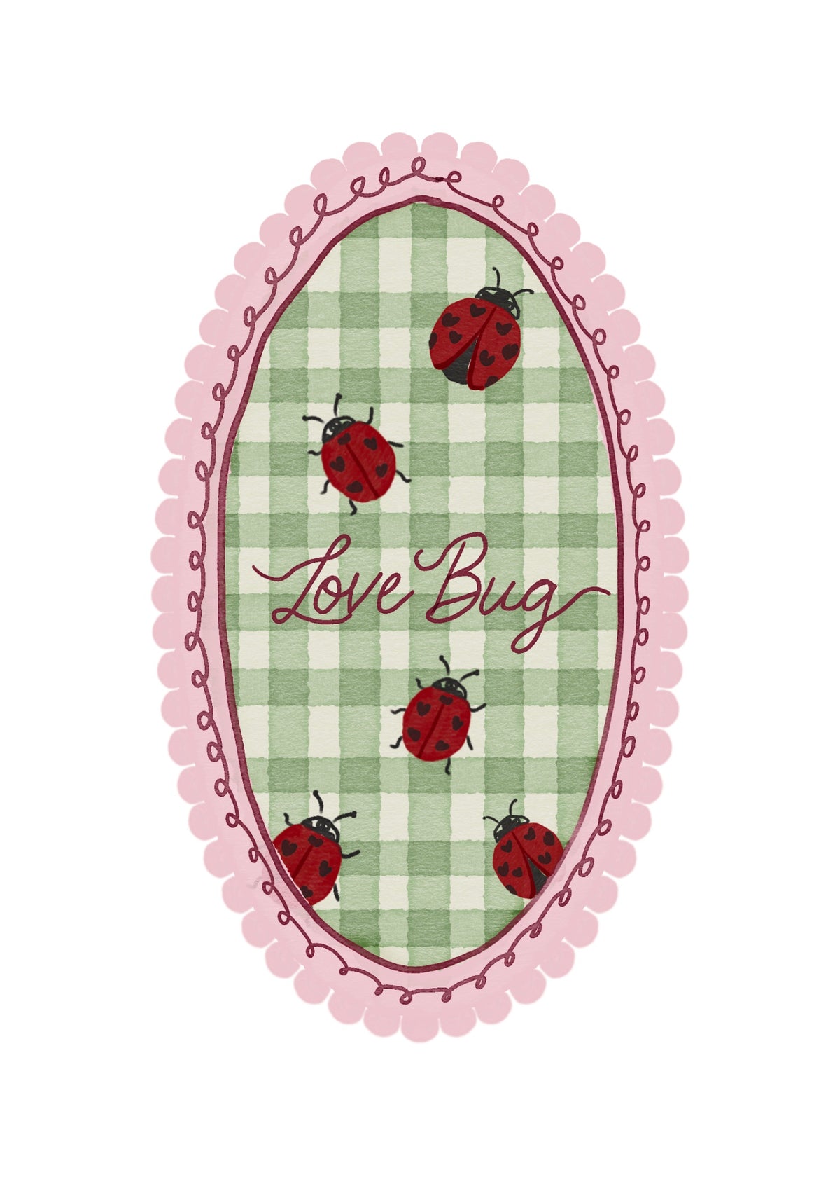 Lady Bug Mini Art Print