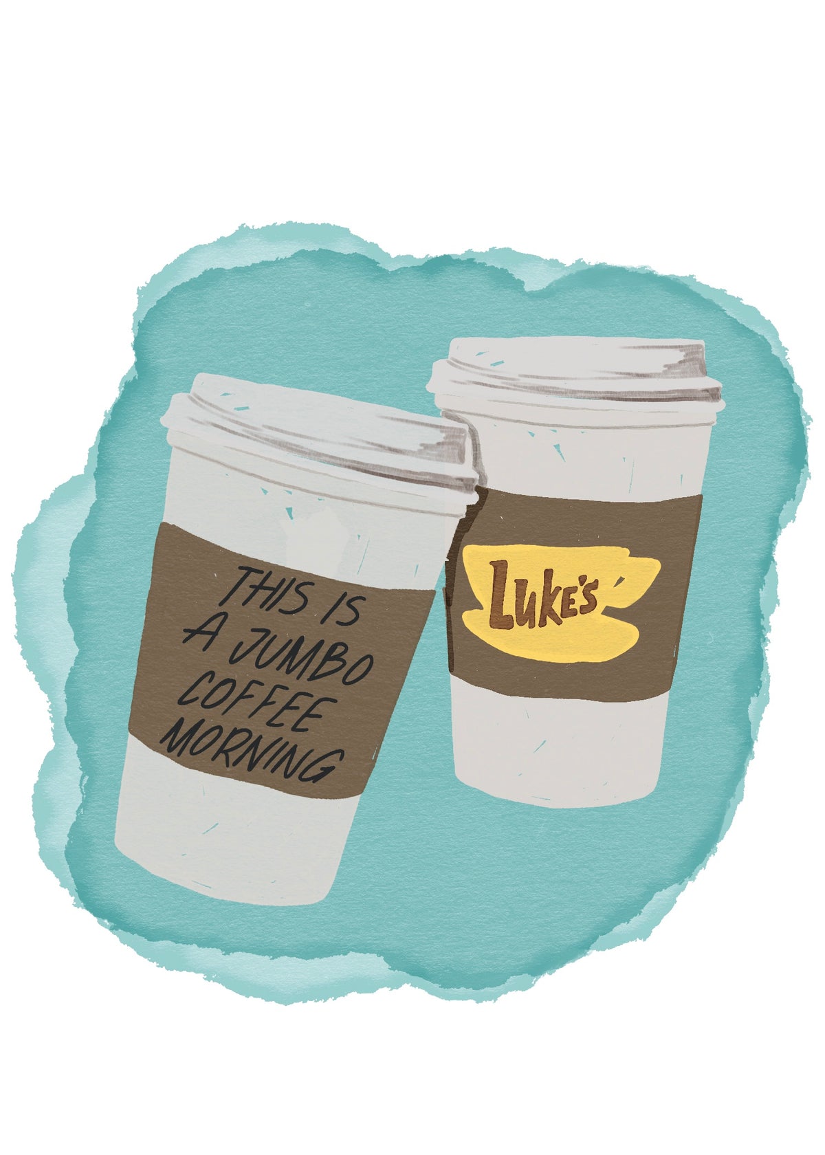 Lukes Diner Mini Art Print