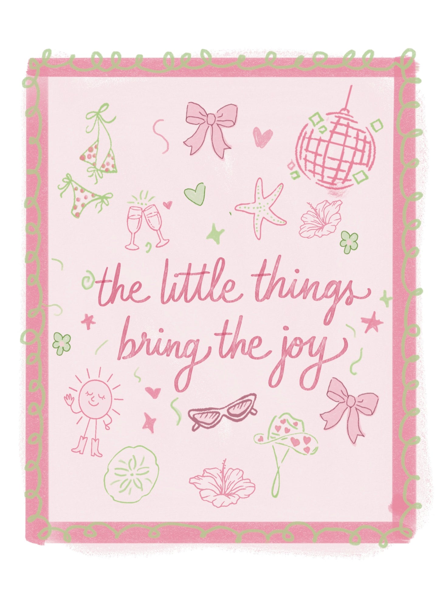 The Little Things Mini Art Print