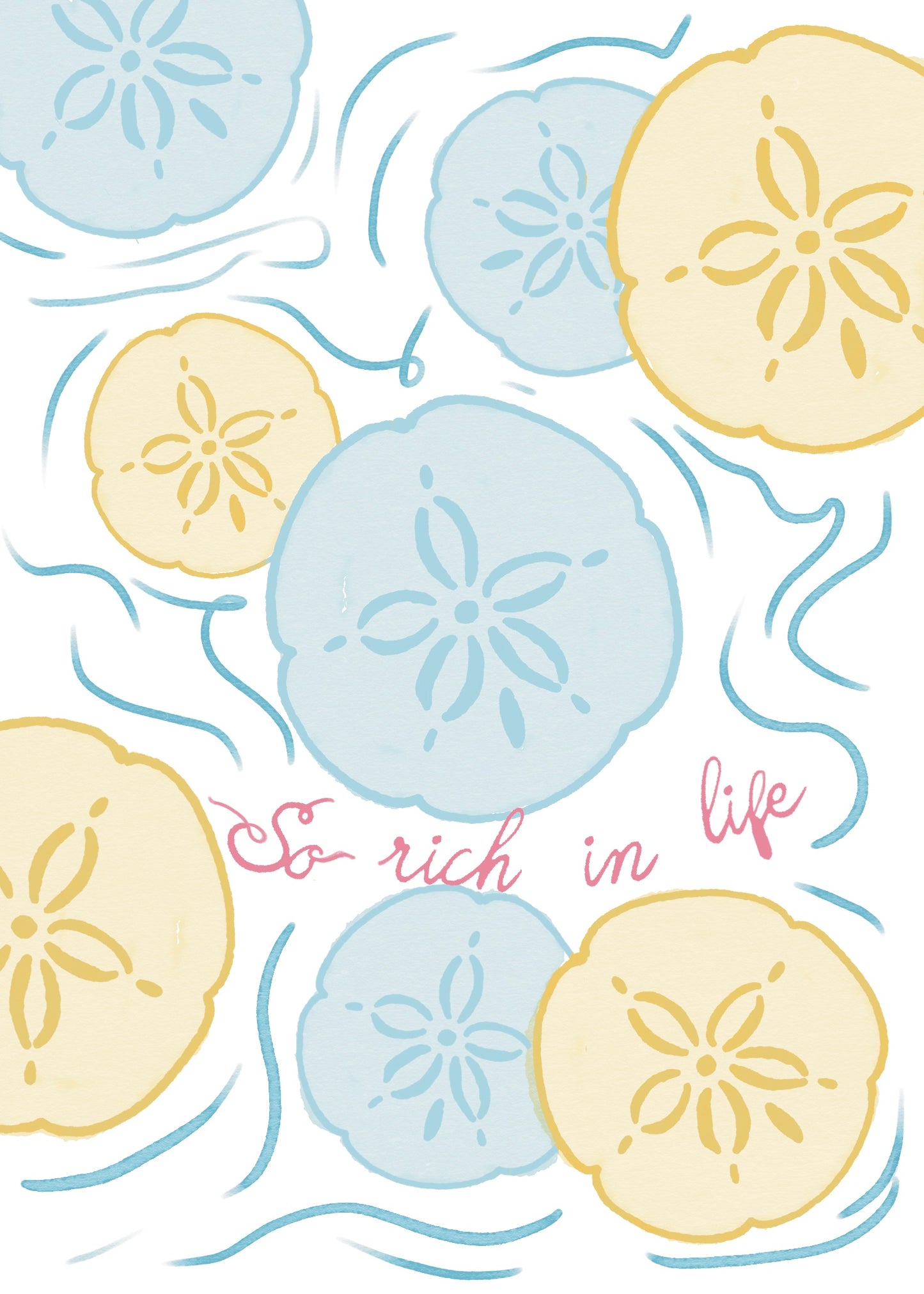 Rich in Life Mini Art Print
