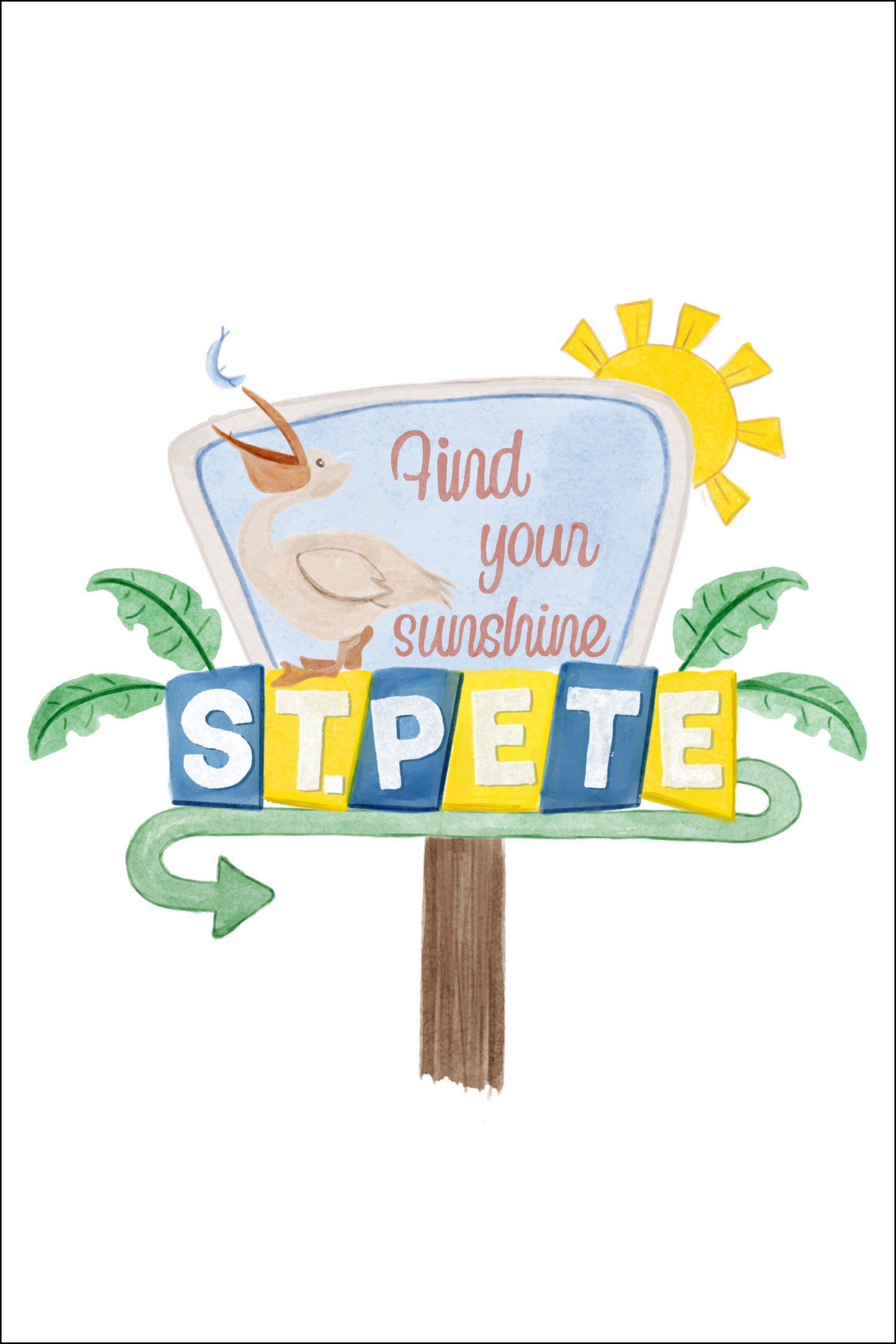 Find your Sunshine Mini Art Print