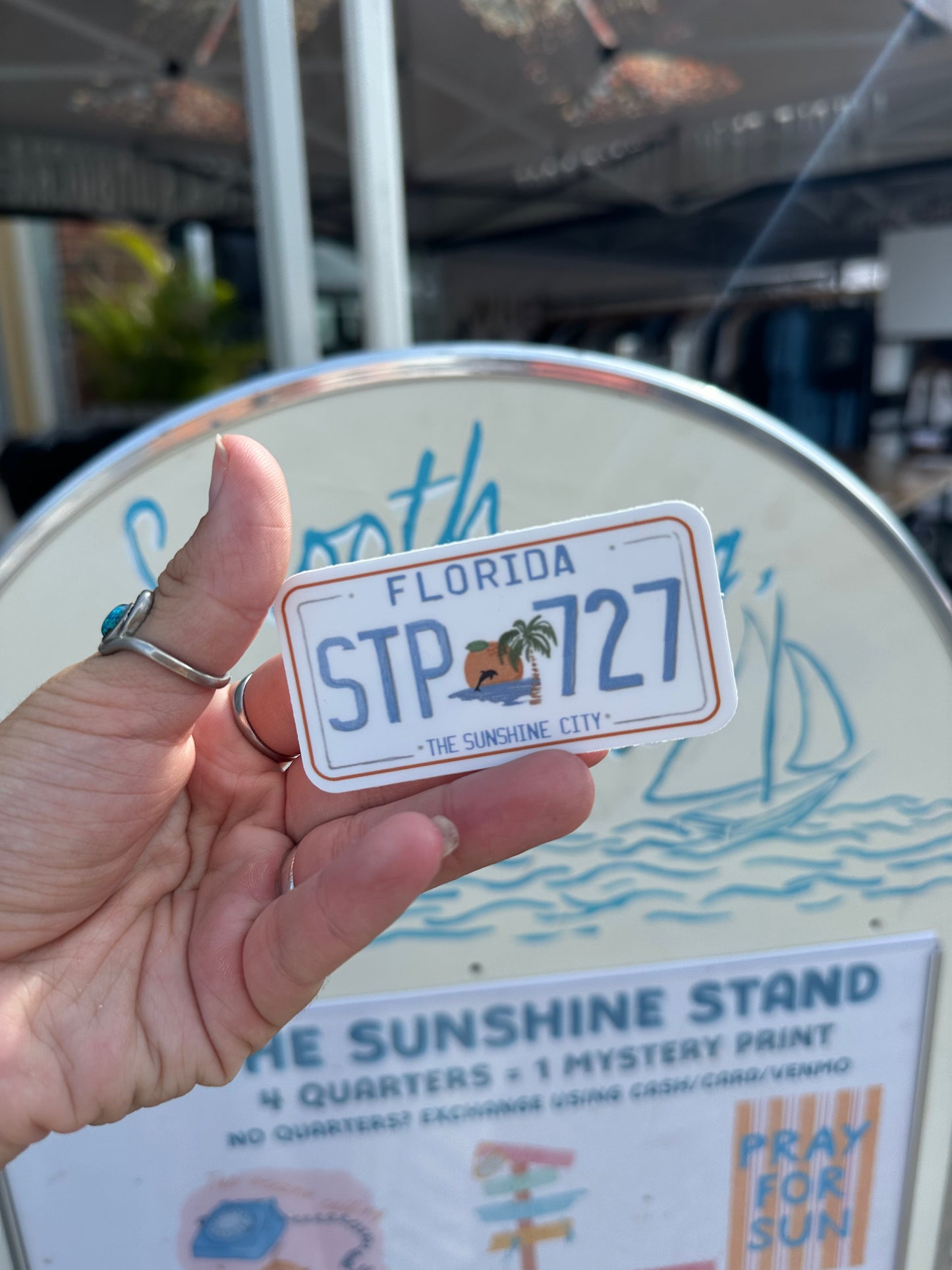 St Pete License Sticker