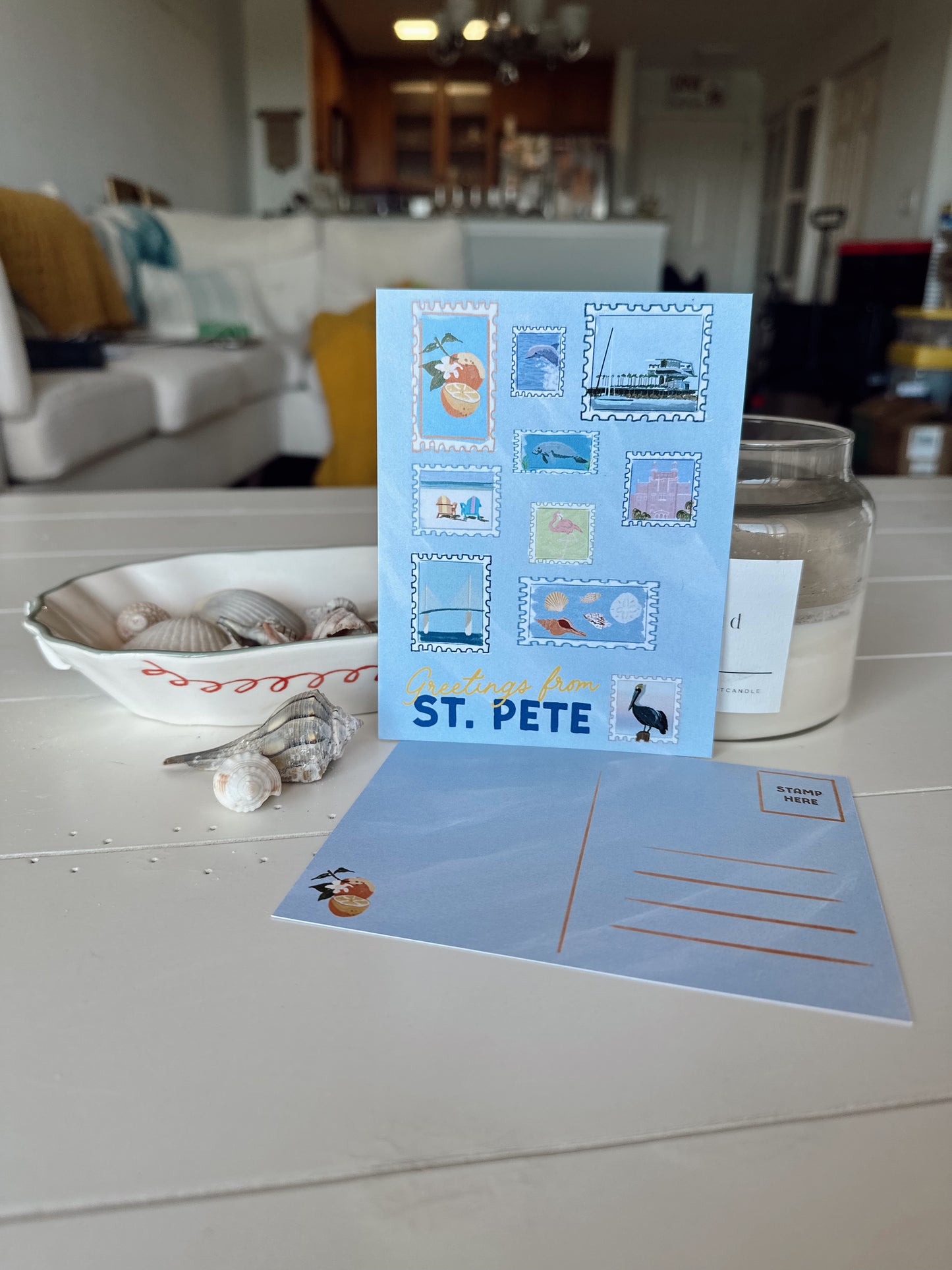 Greetings from St Pete Postcard