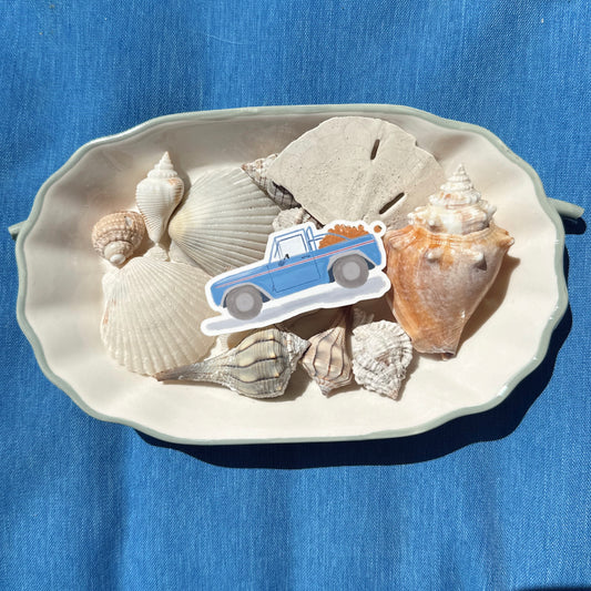 Orange Truck Sticker