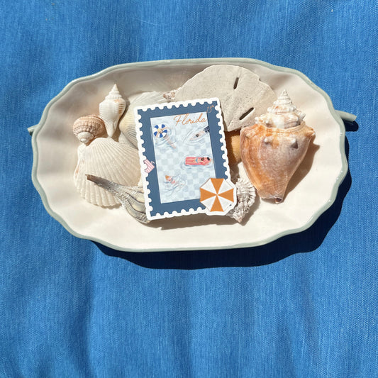 Swimming Stamp Sticker