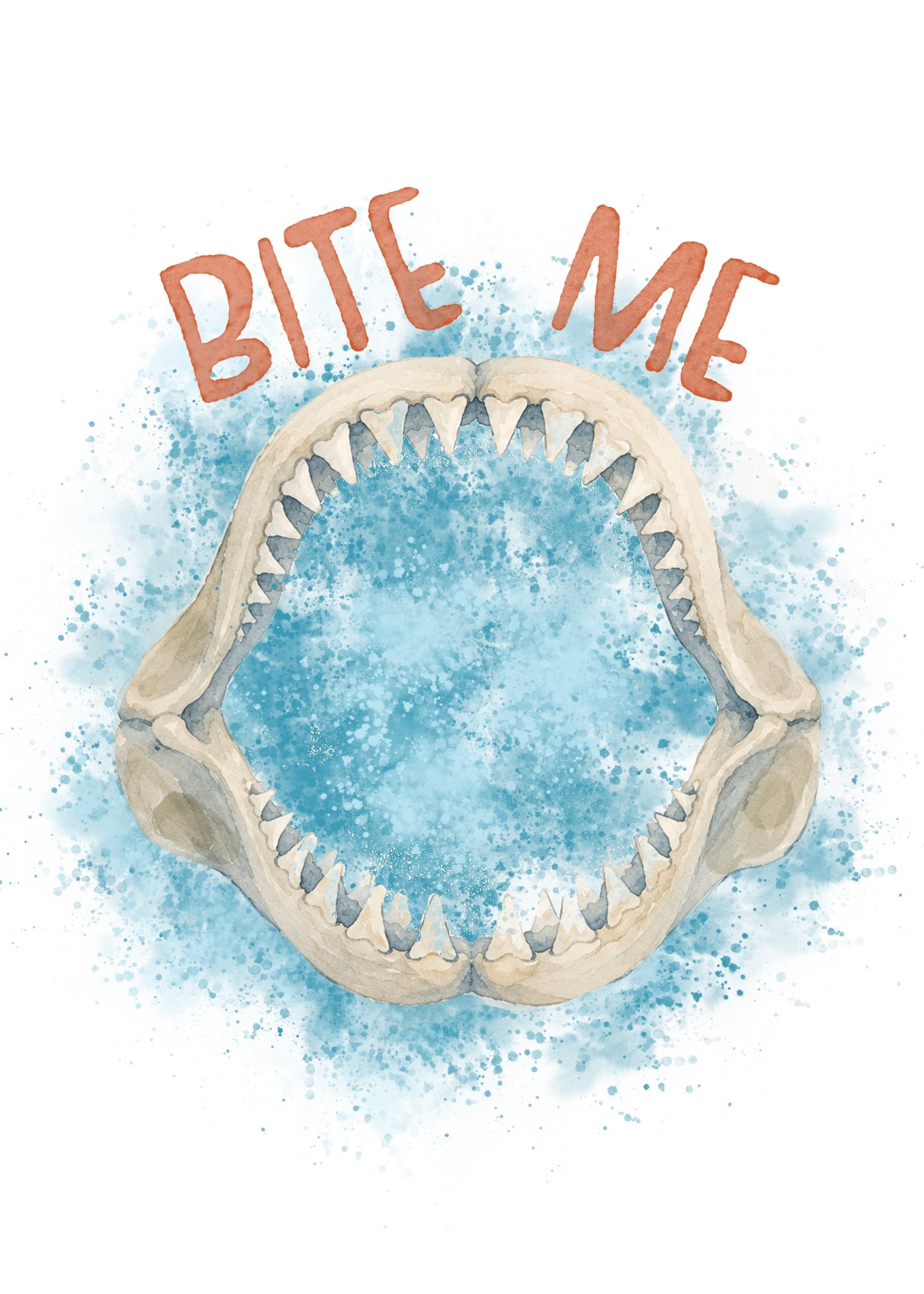 Bite Me Mini Art Print