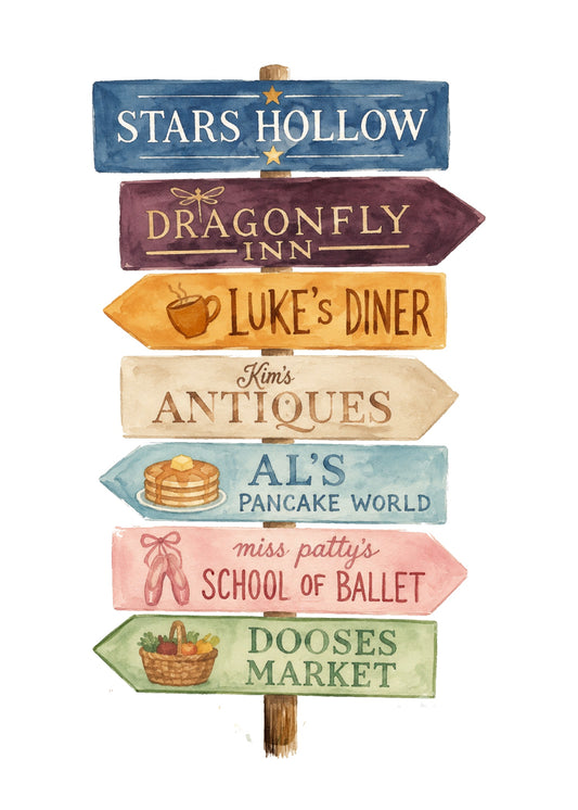 Stars Hollow Mini Art Print