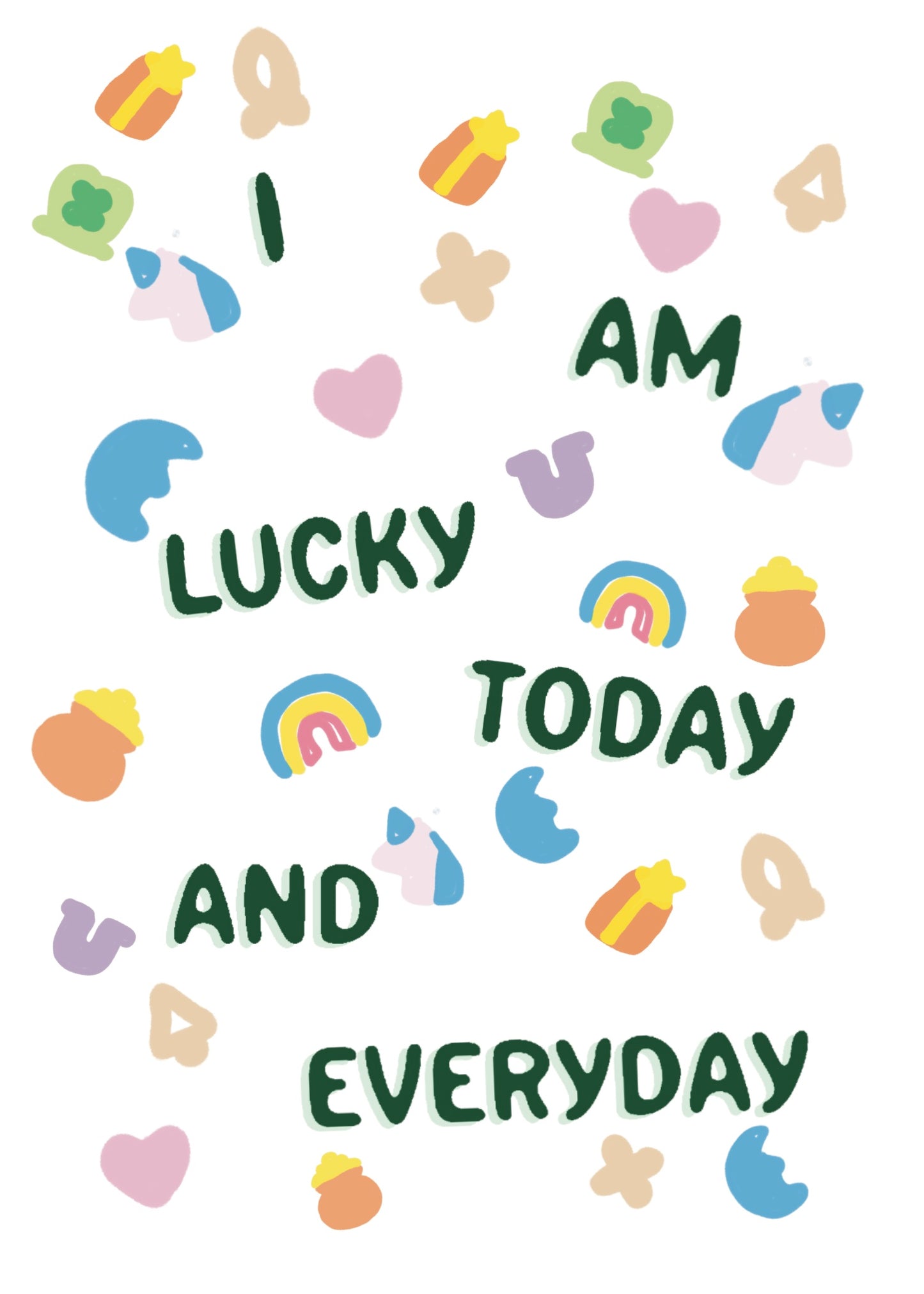 Lucky Charms Mini Art Print
