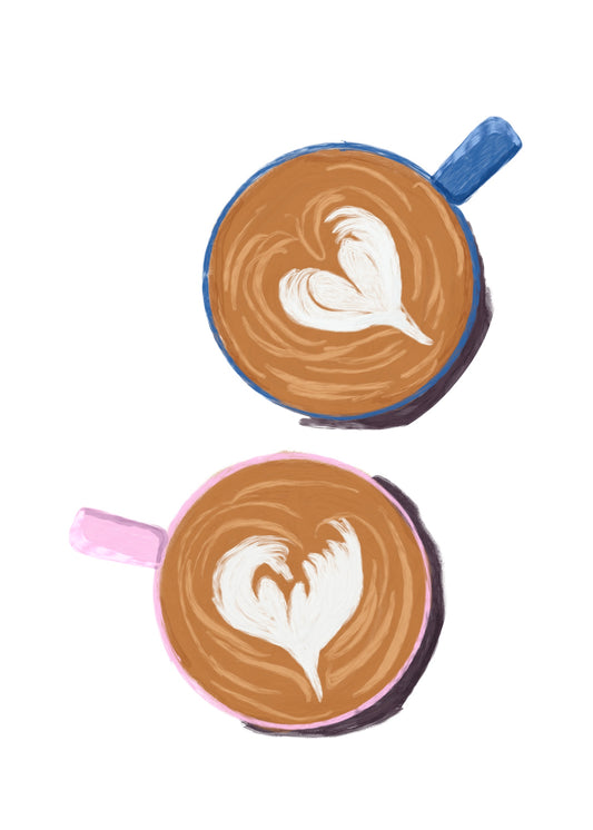Two Cups Mini Art Print