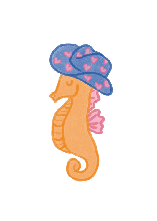 Seahorse Mini Art Print