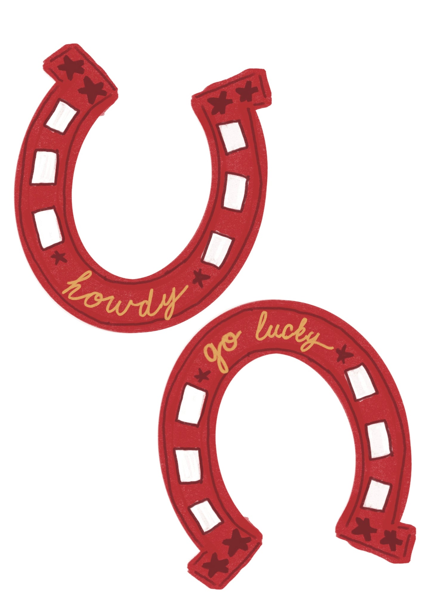 Howdy Go Lucky Mini Art Print