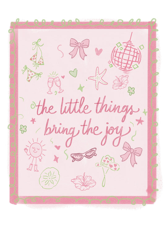 The Little Things Mini Art Print