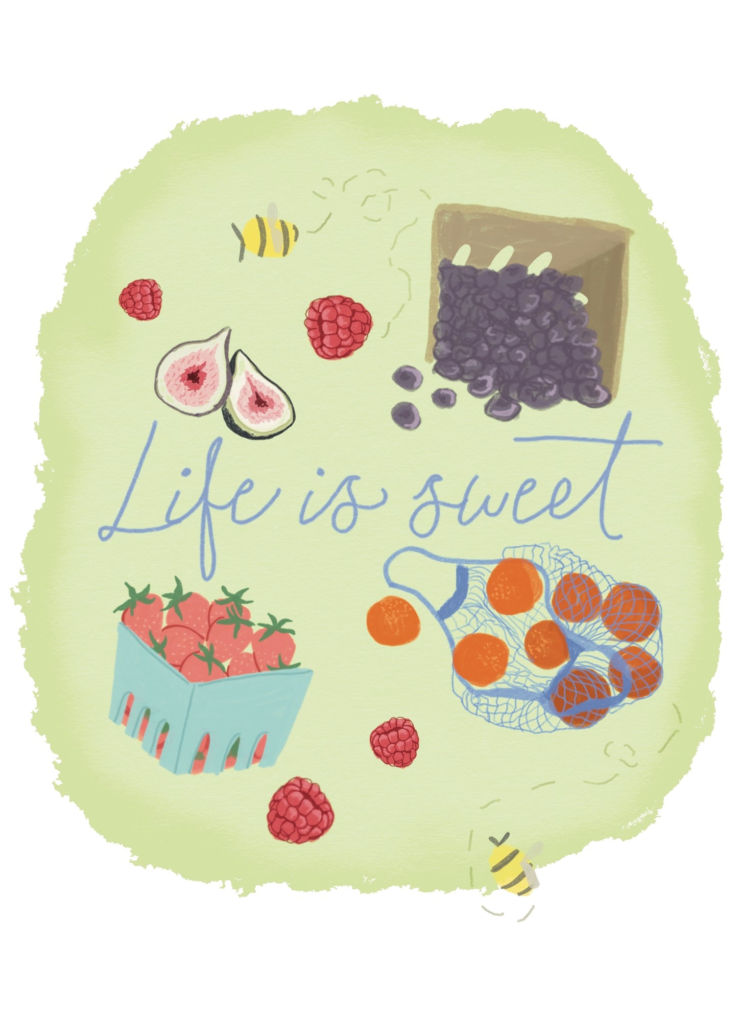 Life is Sweet Mini Art Print